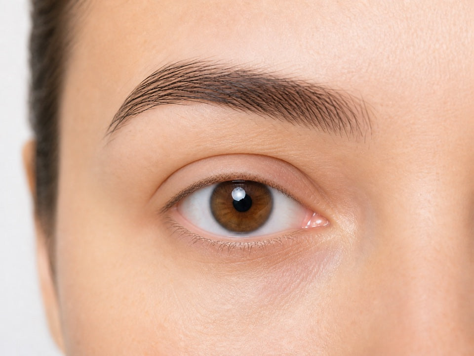 Short natural lash length example